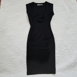 Necessary Objects Black Fitting Dress
